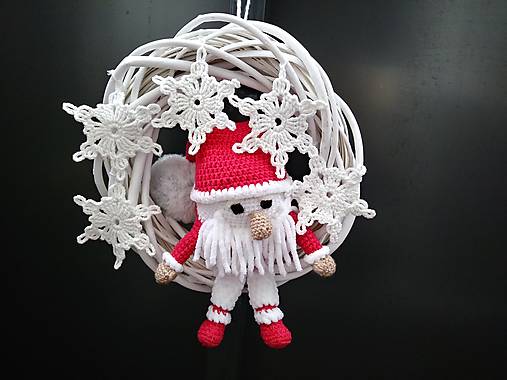 Dekorácie - Vianočný venček - 12540021_