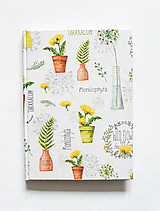 Papiernictvo - Wild Flower zápisník - 12542056_