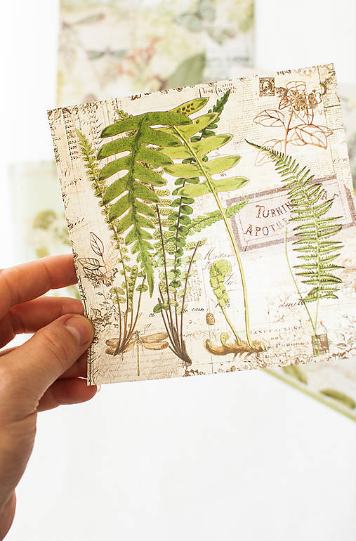 Papier - Set kreatívnych háročkov "Garden" - 12547784_