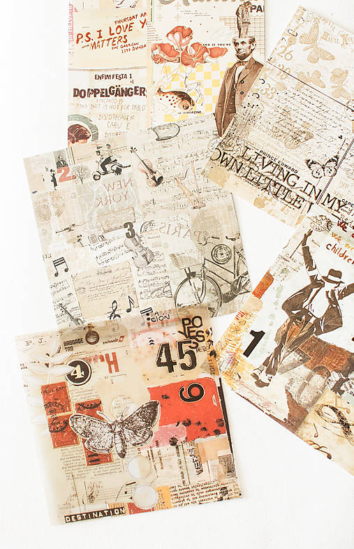 Papier - Set kreatívnych háročkov "Music" - 12547805_