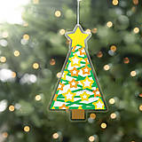 Dekorácie - Vianočný stromček - vianočná ozdoba na zavesenie - 12545434_
