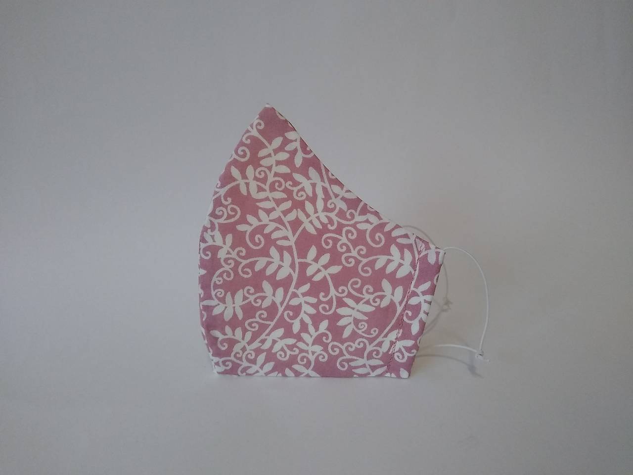 Dizajnové rúško popínavka ružová tvarované dvojvrstvové