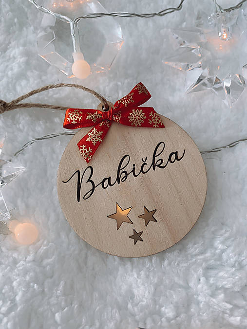 Dekorácie - Vianočná ozdoba Babička - 12549979_