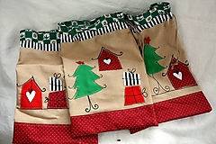 Úžitkový textil - Vianoce. Mikulášské a vianočné vrecko - 12556404_