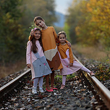 Detské oblečenie - Ružové šaty s ušatým zajkom - 12554874_
