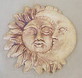 Dekorácie - Slnko a mesiac - 12557781_