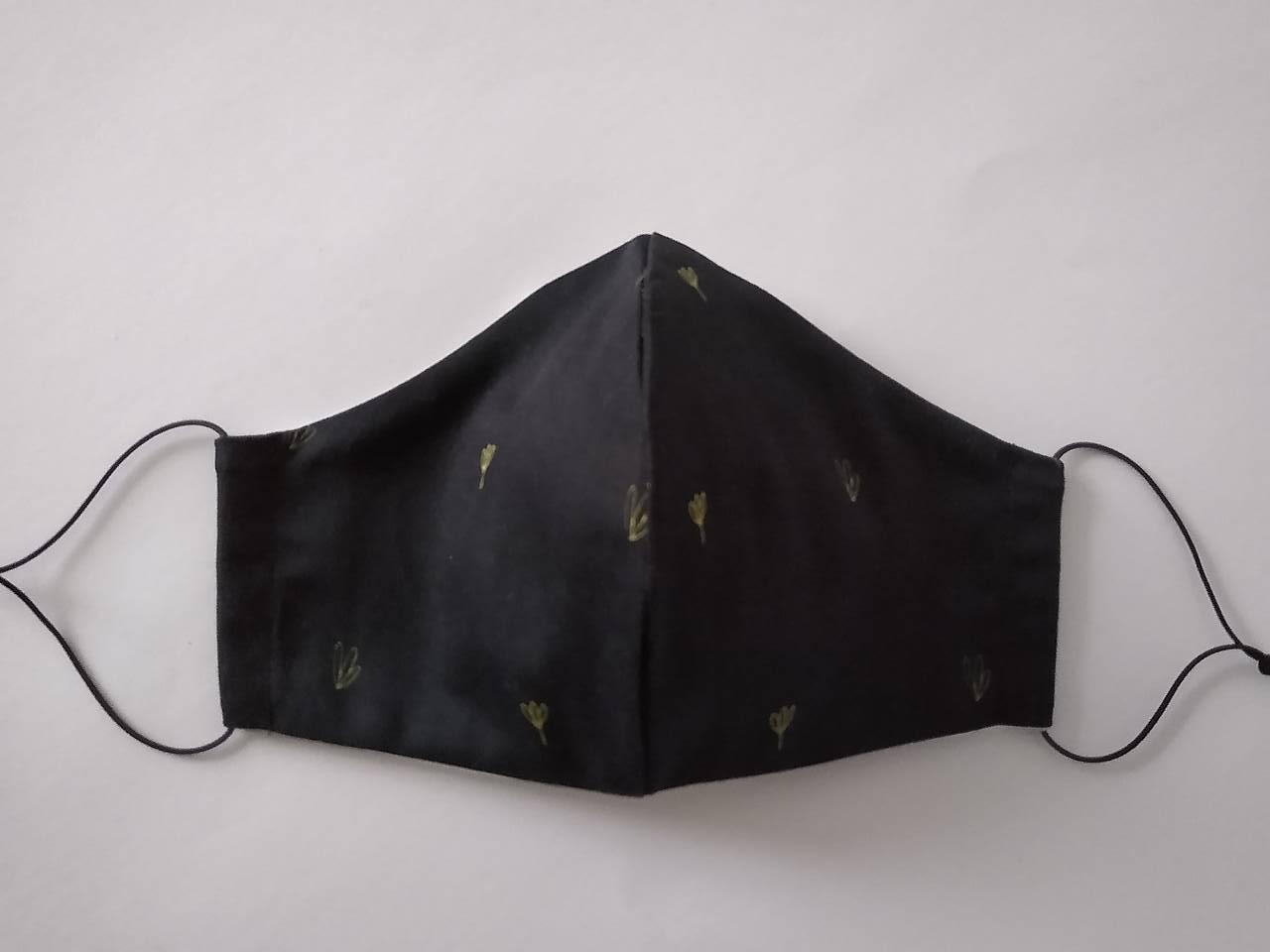 Dizajnové rúško lupienky prémiová bavlna antibakteriálne s časticami striebra dvojvrstvové tvarované