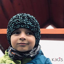 Detské čiapky - Detská zimná čiapka - V Melírka, vhodná aj pre malých Onkoláčikov - 12563512_