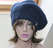 Čiapky, čelenky, klobúky - NATURAL WOOL - pletený baret (čiapka) (obvod hlavy 56-57 cm) - 12564796_