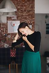 Topy, tričká, tielka - Tričko na dojčenie BASIC BLACK - 12565305_