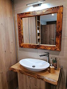 Zrkadlá - Zrkadlo zo starého dreva - 12570998_