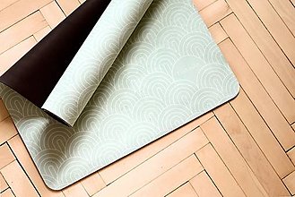 Úžitkový textil - Štýlová joga podložka Dotek z 100 % prírodného kaučuku (1,5 mm) - 12575159_