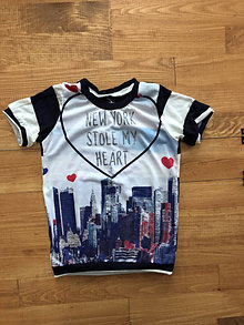 Detské oblečenie - Recy tričko NY - 12577095_