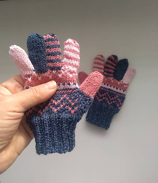 Detské prstové rukavice na zákazku