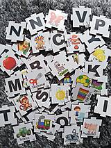 Hračky - Farebná abeceda z dreva - puzzle - 12582152_