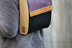 Batohy - Kožený ruksak Agátka - 12582750_