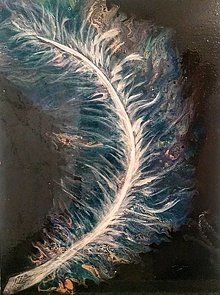 Obrazy - Light as a feather - akryl - 40 x 30 cm - 12577174_