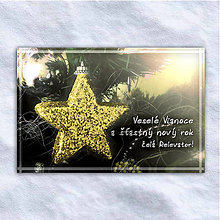 Papiernictvo - Vianočná hviezda - pohľadnica - 12578211_