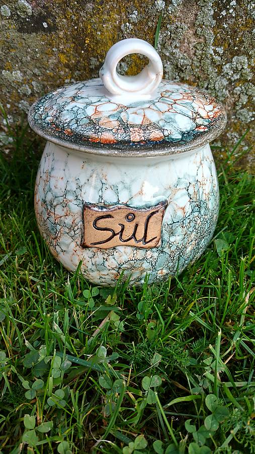 Nádoby - Dóza s nápisem - 12582931_