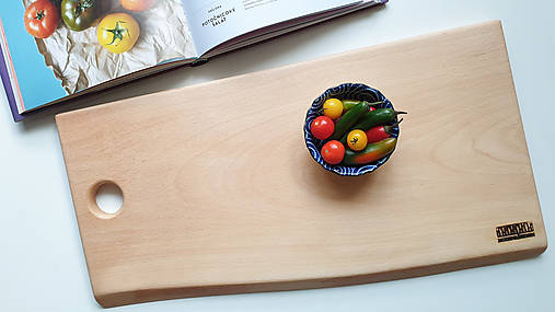 Príbory, varešky, pomôcky - Veľká krájacia doska - buk - 12586550_