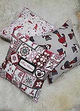 Úžitkový textil - Vianočné vankúšiky - 12587138_