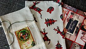 Úžitkový textil - mikulášske vrecká - 12584172_
