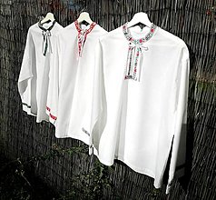 Pánske oblečenie - Pánska folklórna košeľa - 12583752_
