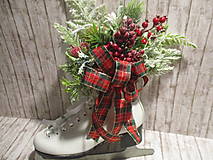 Dekorácie - Vianočná dekorácia - korčuľa - 12592559_