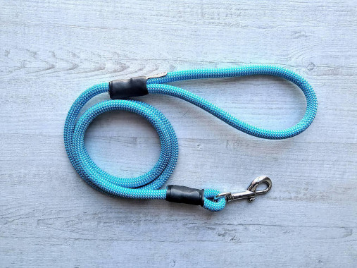 Pre zvieratá - Lanové vodítko ORIGINAL // aquamarine 9.5 mm - 12593377_