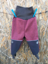 Detské oblečenie - softshellové nohavice - veľ.80 - 12594702_