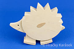 Hračky -  Chodiace zvieratko po rampičce (ježek - nebarven) - 12594784_