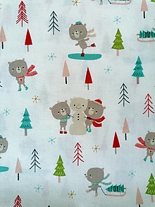 Textil - Christmas Party - Snow Day Bears - 12601353_