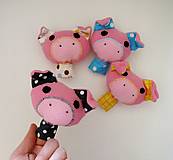 Hračky - Prstová maňuška zvieratko (prasiatko) - 12606522_