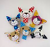 Hračky - Prstová maňuška zvieratko (mačička) - 12606583_