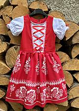 Detské oblečenie - Detské folklórne šaty Terezka - 12606311_