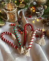 Dekorácie - Vianočná dekorácia “lízatko” - 12603759_