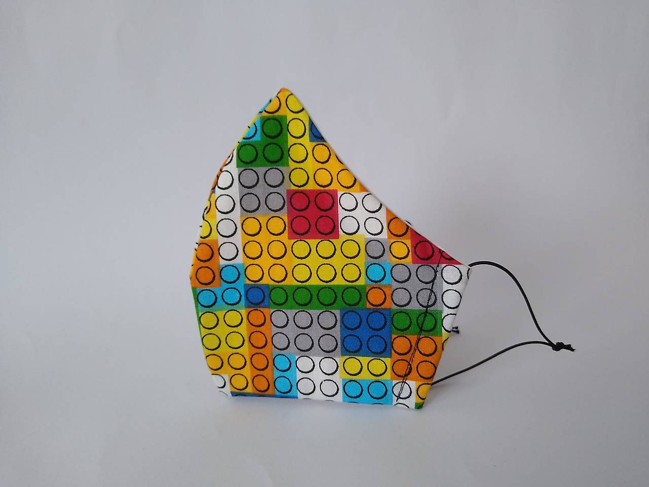 Dizajnové rúško stavebnica tvarované dvojvrstvové