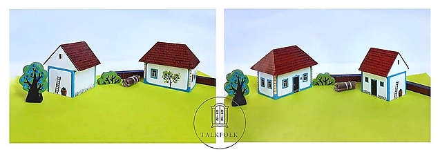 Dekorácie - Miniatúrny dvor zo Záhoria (Myjava) - 12612539_