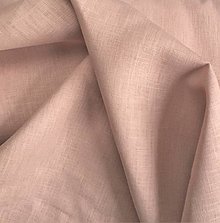 Textil - (32) 100 % predpraný ľan svetlá ružová, šírka 140 cm - 12608179_
