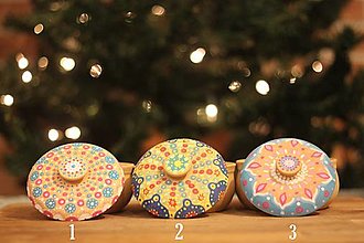 Náhrdelníky - Darčeková Boho kolekcia - bohošperk a šperkovnica mandala - 12616267_
