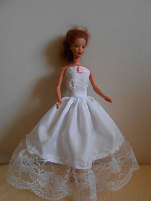 Hračky - Svadobné šaty pre barbie - 12614151_