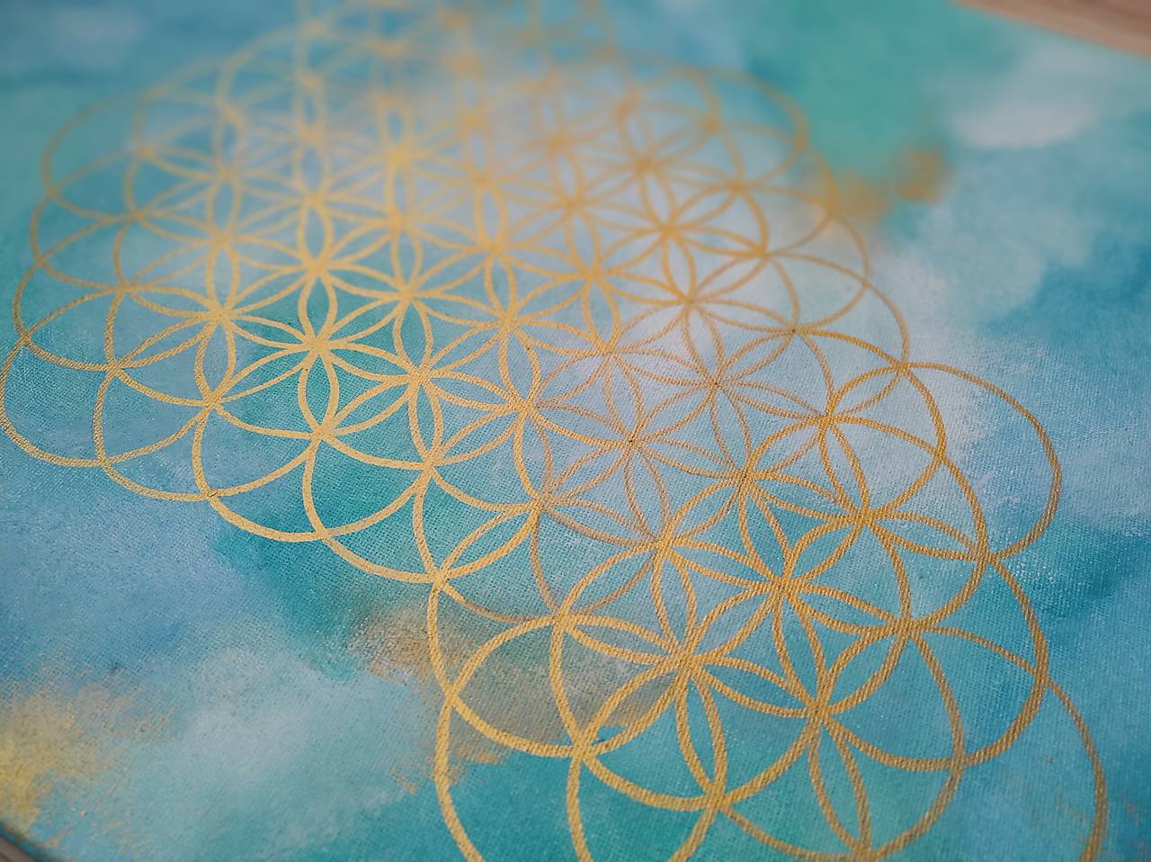 Obraz Dokonalý kód tyrkysový