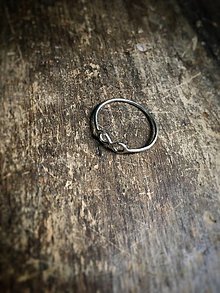 Prstene - Minimalistický prsteň Nekonečno - 12623654_