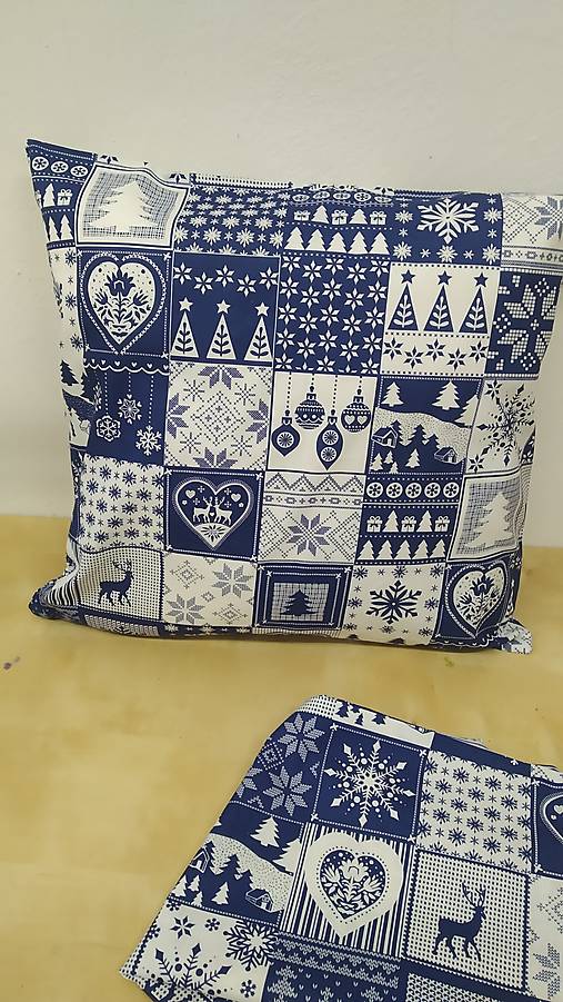 Úžitkový textil - Vianočný vankúšik - 12632195_