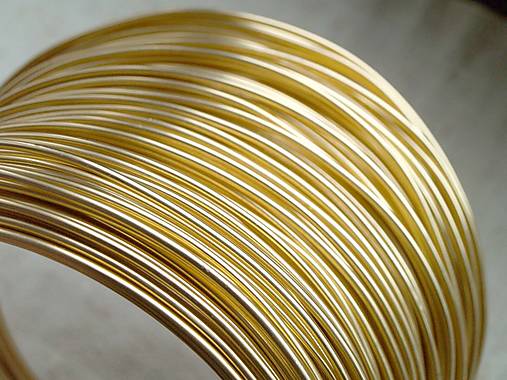 Suroviny - hliníkový drôt 2mm KRÉMOVÝ - 12630862_