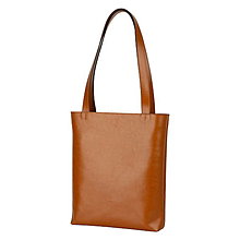 Kabelky - Kožená shopper bag taška (Meď/Bronz) - 12629750_