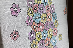 Obrazy - Květinová zahrada - art quilt (textilní obraz) - 12635729_