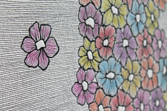 Obrazy - Květinová zahrada - art quilt (textilní obraz) - 12635730_