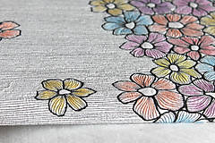 Obrazy - Květinová zahrada - art quilt (textilní obraz) - 12635732_