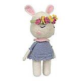 Polotovary - Set - Tuva Crochet Amigurumi Sunny the Bunny - set na výrobu háčkovanej hračky s návodom v anglickom jazyku - 12632943_